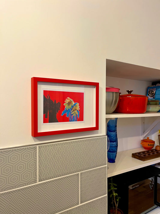 Wilted Sunflowers A5 Print