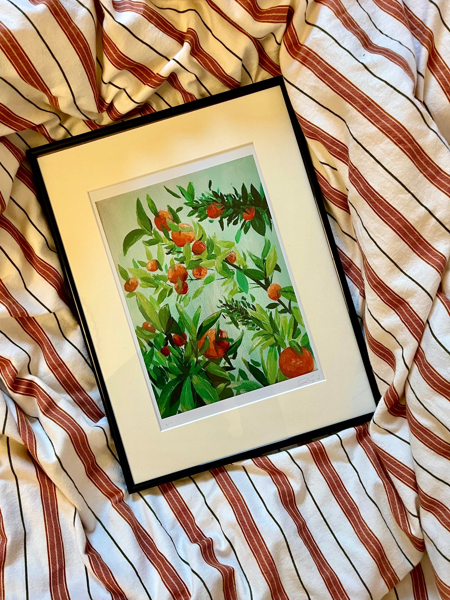 Orange Tree A4 Print