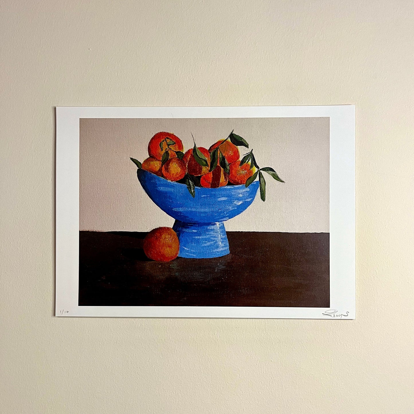 Orange Bowl A4 Print
