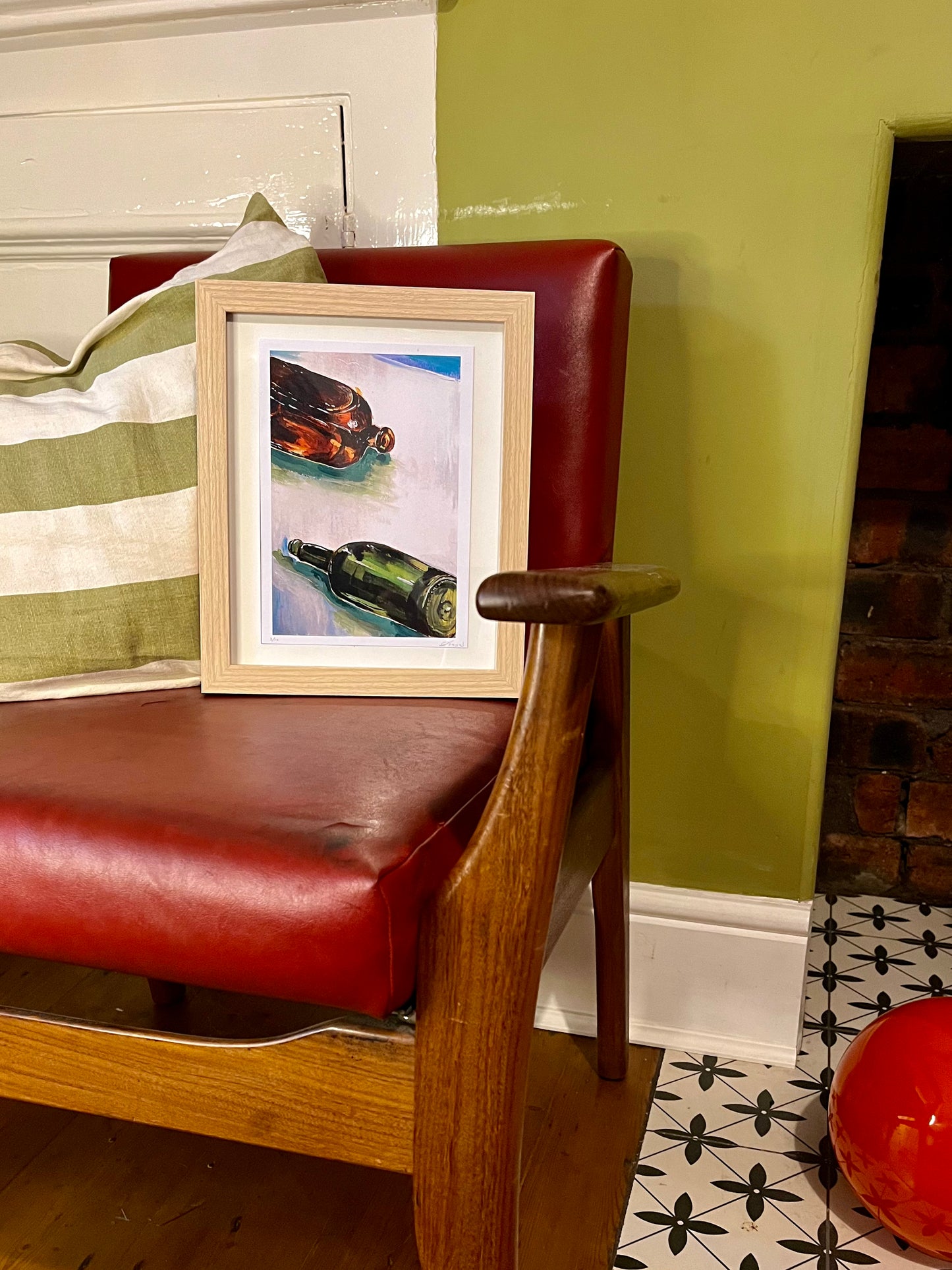 Glass Bottles A5 Print