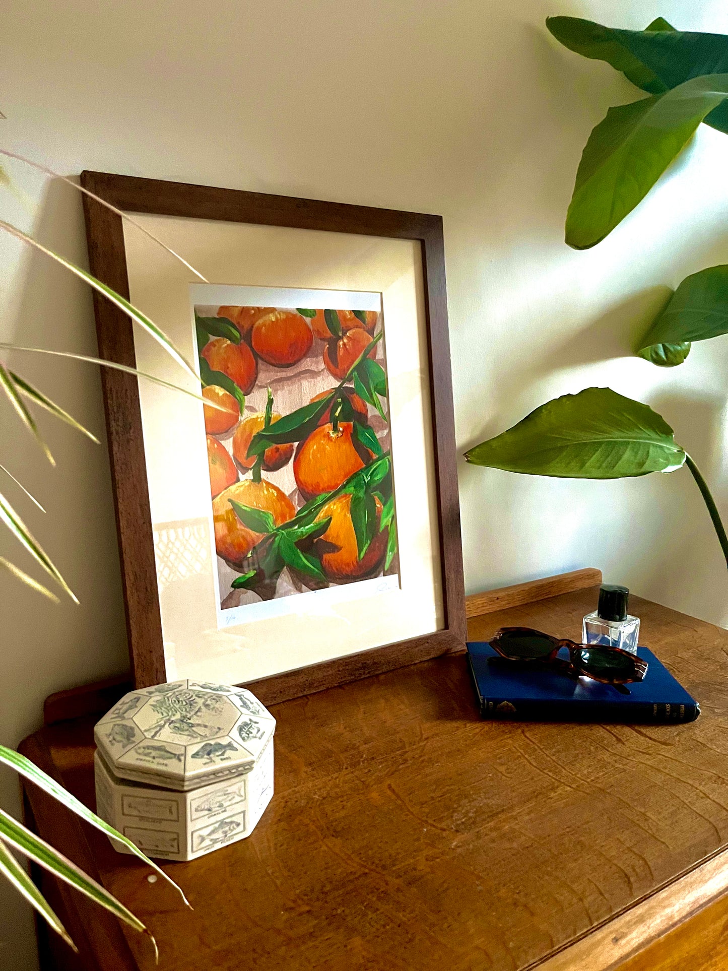 Supermarket Oranges A4 Print